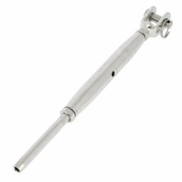 Ridoir a Chape + Embout a Sertir M12 Inox A4 pour Câble ø 6