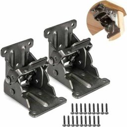 Support Pliable Charnières Autobloquantes Support Mural Rabattable Pliable Verrouillage Extension