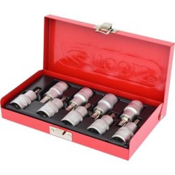 Ks tools 1/2 Jeu de douilles tournevis Torx, 9 pcs, T20-T60