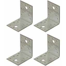 Cyclingcolors - 4x équerre d'assemblage ferrure 50x35x50mm acier angle lit meuble bois table