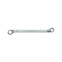 Clés polygonales doubles, anneau contre coudé, acier au chrome-vanadium 31CrV3, Cote s/plats : 46 x
