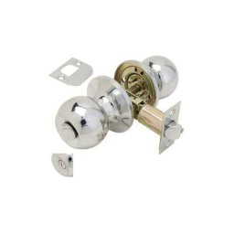 Bouton de porte Wolfpack avec condensation chromée pour salles de bains