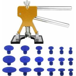 Ayyqh - Kit Débosselage sans Peinture, Outil Débosselage Carrosserie avec 18 Ventouses Bleu pour