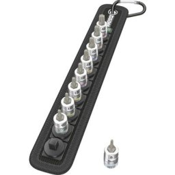 Ceinture 3 Torx® hf Zyklop Bitnuss Set Torx®. avec une fonction d'arrêt. 1/4 drive. 9 parties