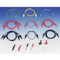 Sks Hirschmann - Set de cordons de mesure de sécurité 935980411 [Banane mâle 4 mm - Banane mâle 4