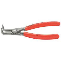 Pince à circlips extérieurs de précision, modèle courbé, Dimensions : A 41, Ø d'arbre 85-140 mm,