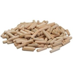 Silverline - 200 chevilles rainurees bois pour assemblages de 10 x 40 mm