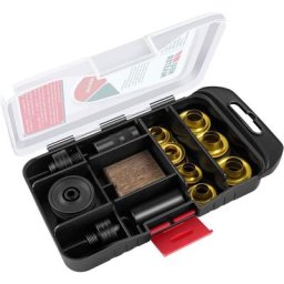 Oeillets Œillets Kit, Ensembles Œillets 9,5 mm et 12,7 mm Œillets avec Grommet Outils à Oeillet
