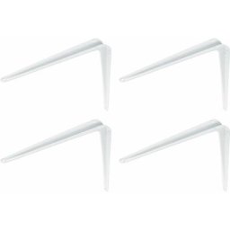 Cyclingcolors - 4x équerre console rigide 90x65mm capacité de charge 15kg/équerre universel acier