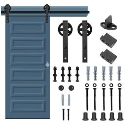 Système de porte coulissante Système de porte coulissante en verre Ferrure Set Accessoires de porte