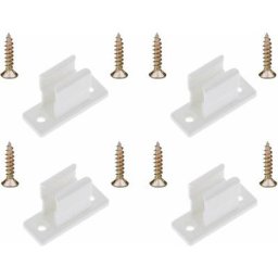 4x Clip bloqueur de manivelle volet Roulant Blanc Support Guide Manette Plastique 13mm Universel