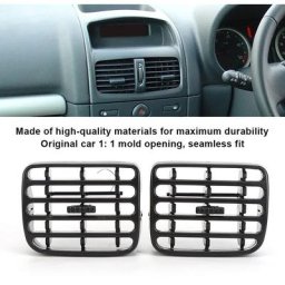 1 paire de calandre de tableau de bord de voiture avec cadre de ventilation pour clio MK2 19982006