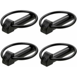 Cyclingcolors - 4x goupille clip noir diamètre 11mm x longueur 45mm acier tondeuse tracteur