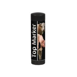 Cyclingcolors - Crayon marqueur pour animaux noir 60mL rotatif avec bouchon feutre élevage bovin