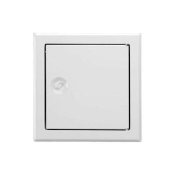 Upmann - Trappe revision Softline blanc a cle 6 pans Dim. insert 150x200mm