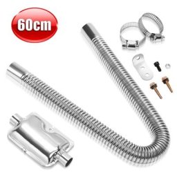 300cm tuyau d'échappement 25mm pinces en acier inoxydable ensemble diesel chauffage de