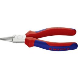 Knipex 22 05 140 pour lélectronique et la mécanique de précision Pince à bouts ronds droite 140 mm