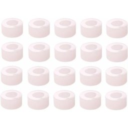 20x Entretoise cylindrique ronde en plastique pa naturel Rondelle Colonne Support Vis Tube, M3,5 x