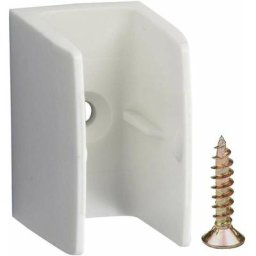 Clip bloqueur de manivelle volet Roulant Blanc Support Guide Manette Plastique 15mm - 18mm