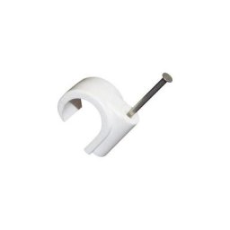 Tru Components - cavalier pour plage de ø: 5 mm (max) 523523 blanc (mat) 100 pc(s)