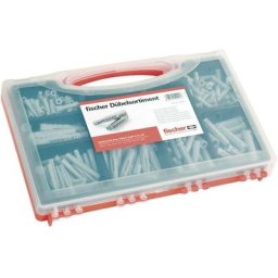 Fischer - Boîte de chevilles sx / ux, nylon, rouge, 1 set