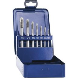10316 Set de tarauds pour machine 7 pièces métrique coupe à droite din 371 hss forme b 1 set