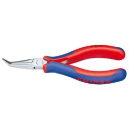 Pince de préhension Knipex Becs demi-ronds lisses 45° - 145mm - Gainage bi-matière - ( Prix pour 1 )