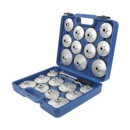 Skecten - 23 Pcs Clef pour Filtre à Huile, Bouchons d'huile en Alu, Outil de Changement d'huile