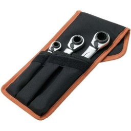 Bahco - Jeu de clés polygonales à cliquet 4 en 1 - 3 pcs/étui S4RM-3T