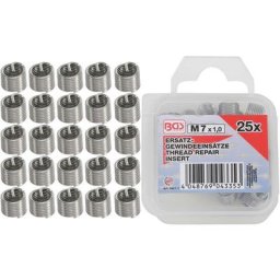 Inserts Taraudés M7 X 1,0 Mm 25 Pièces Bgs 9431-1