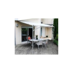 Pergola moderne sans soudure en kit - Modèle Mistral - 3M de largeur x 4M profondeur- En acier