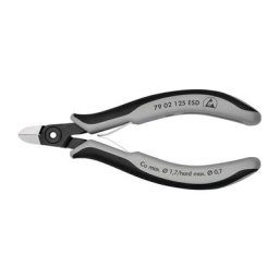 Pince coupante électronique de précision longueur 125 mm forme 6 facette non pol 79 62 125 esd