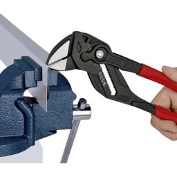 Zangenschlüssel mit Kunststoff-Griffen 300mm schwarz Knipex