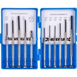 Silverline - coffret de tournevis de précision 11 pièces 633602