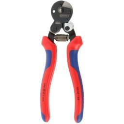 Coupe-câbles acier Knipex 160mm - Ø6mm - Gainage bi-matière - ( Prix pour 1 )