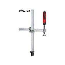 Serre-joint pour tables de soudage à profondeur de gorge variable avec poignée 2K Bessey