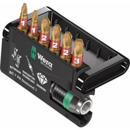 Wera - Bit-Check 7 ph Diamond 1 05057414001 Jeu d'embouts 7 pièces cruciforme Phillips BiTorsion