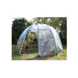 Bulle d'hiver extérieur 10 m² ø 3.5 m translucide - Mundus