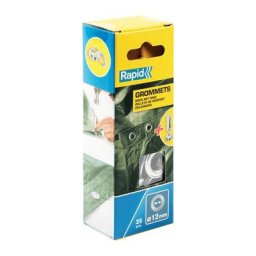 Illets de renfort Ø12mm - Blister de 25 - Rapid