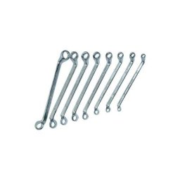 Brüder Mannesmann - Jeu de clés à œil doubles m 140-08 din 8 pièces 6 - 22 mm din 838 1 set