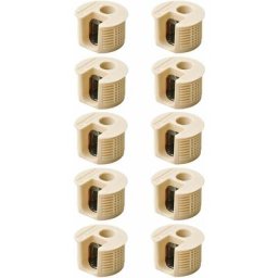 Cyclingcolors - 10x boitier excentrique 15mm assemblage plastique insert acier épaisseur bois 19mm