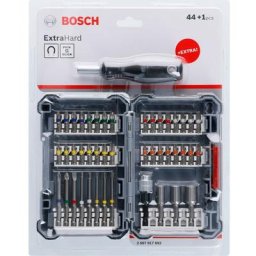Bosch - Coffret vissage 44pcs Pick & Click extra hard + tournevis manuel