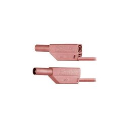 Cordon de mesure de sécurité Stäubli SLK425-E [Banane mâle 4 mm - Banane mâle 4 mm] 0.50 m bleu 1