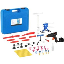 MSW - Kit De Débosselage Sans Peinture Réparation Carrosserie pdr 19 ventouses 80W - Noir