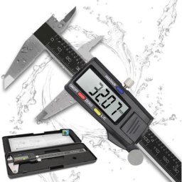 Fishtec - Pied à Coulisse Digital Numérique 150 mm - Écran lcd - Précision Réglable 0.01mm - Acier