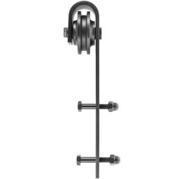 Vevor - Kit Quincaillerie Porte Double Suspendue Grange 366cm 150kg Acier Carbone