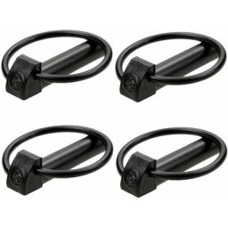 4x goupille clip noir diamètre 4,5mm x longueur 36mm acier tondeuse tracteur motoculteur remorque