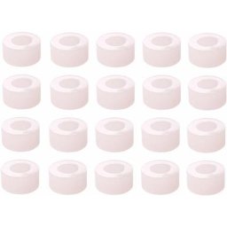 20x Entretoise cylindrique ronde en plastique pa naturel Rondelle Colonne Support Vis Tube, M3 x 5