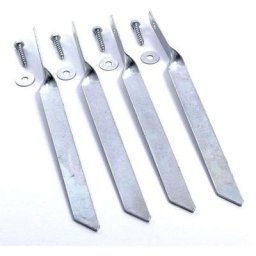 Ancrage de balançoire REBO standard argent 2.5 x 32 cm - argent