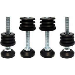 Cyclingcolors - 4x embout rentrant rond ø 50 mm avec vis de réglage pied meuble chaise étagère table